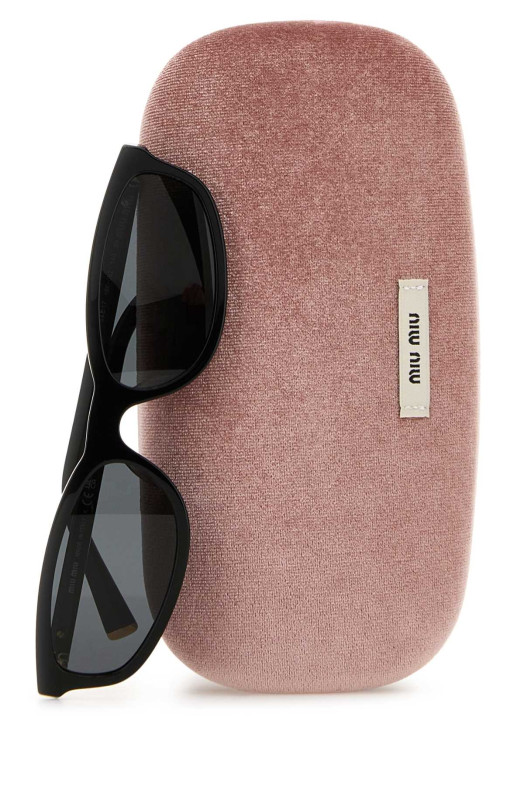 Black acetate Miu Regard sunglasses MIU MIU (0MUA06SF)