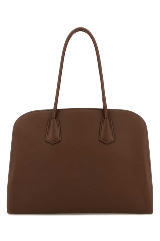 Chocolate leather shopping bag PRADA (1BG6052CYS)