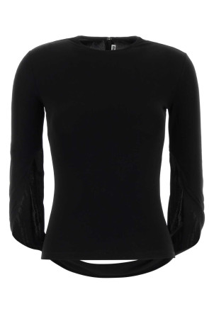 Black stretch viscose top ALEXANDER WANG (1CC1261201)