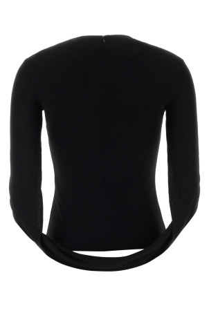 Black stretch viscose top ALEXANDER WANG (1CC1261201)