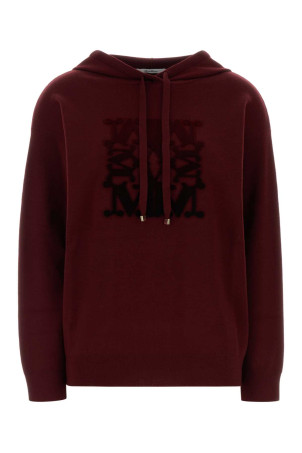 Burgundy wool Taddeo sweatshirt MAX MARA (2521366222600)