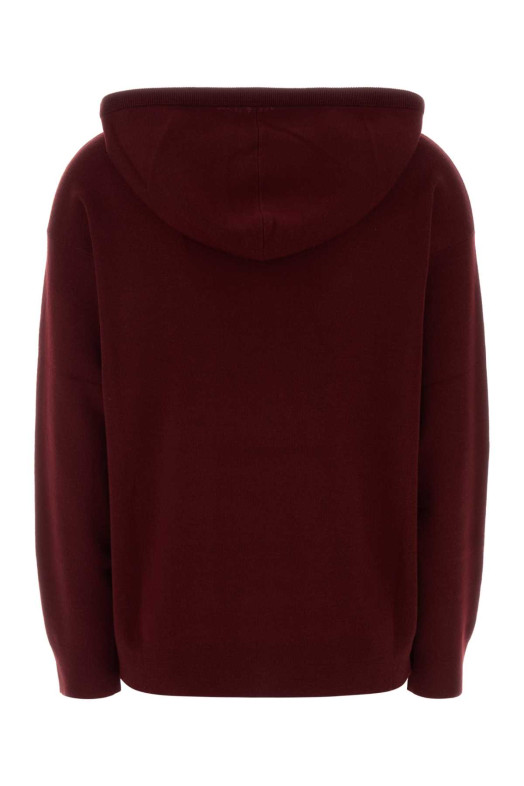 Бургундська вовняна кофта Taddeo MAX MARA (2521366222600)