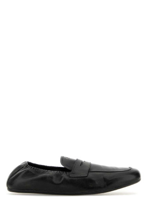 Black leather loafers Black PRADA (2DG158FG0127V6)