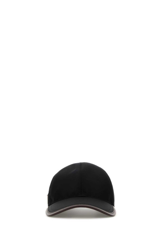 Чорна бейсболка з нейлону Black PRADA (2HC2742HE1)