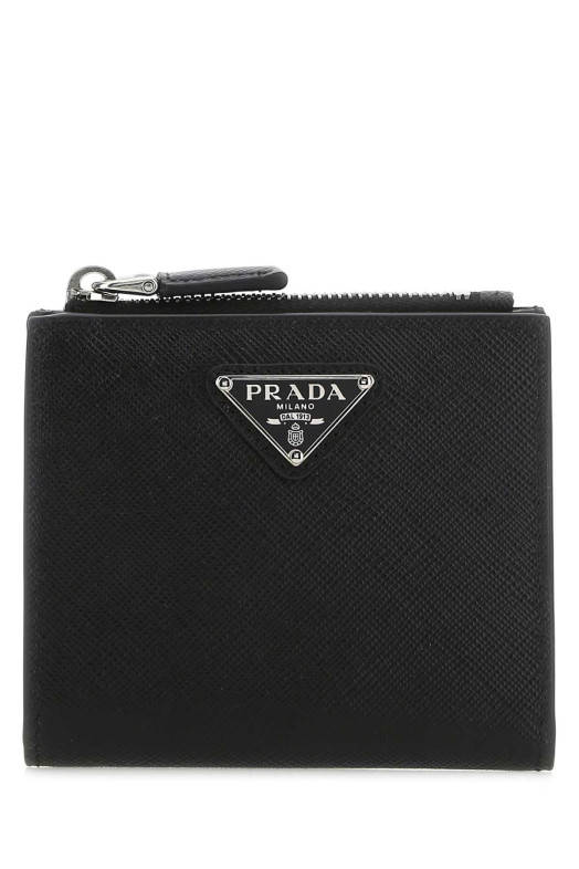Black leather wallet Black PRADA (2ML049QHH)