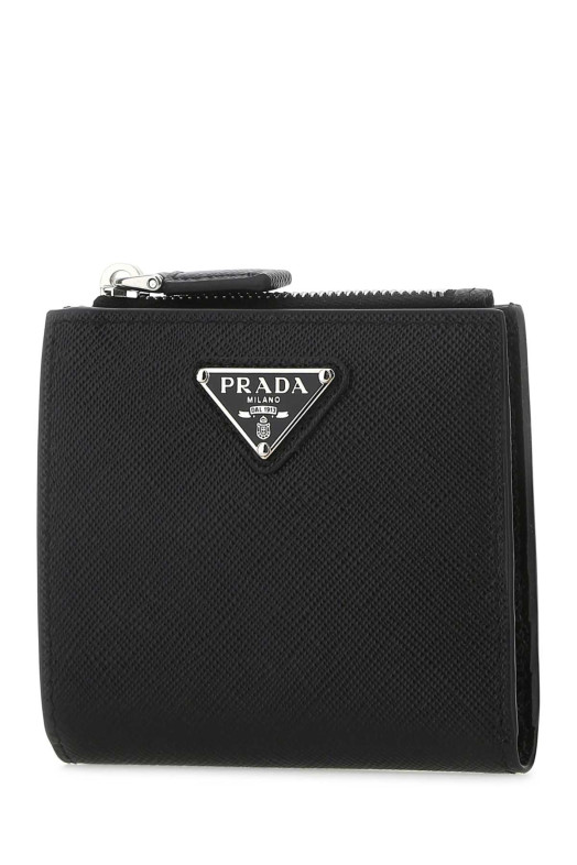 Black leather wallet Black PRADA (2ML049QHH)
