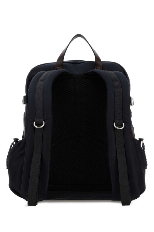 Navy blue canvas backpack Blue PRADA (2VZ1222DMG)