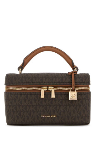 Сумка Jana из печатного полотна, коричневая MICHAEL BY MICHAEL KORS (32F5GQ1C0B)