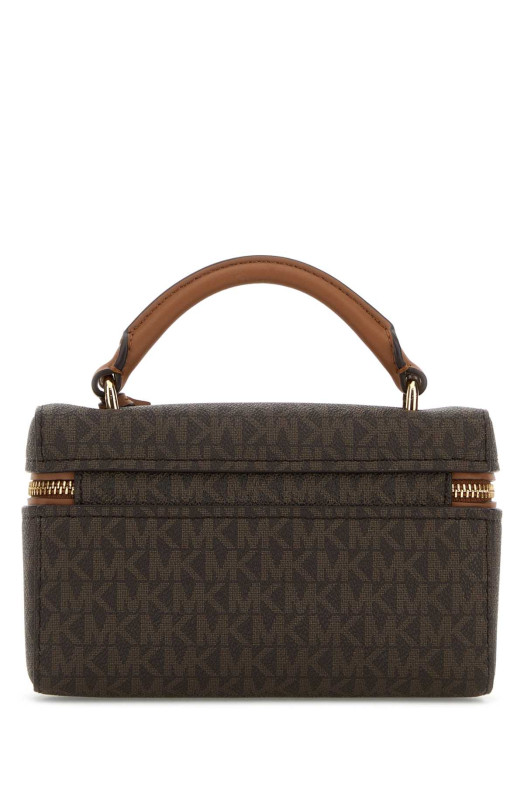 Сумка Jana из печатного полотна, коричневая MICHAEL BY MICHAEL KORS (32F5GQ1C0B)