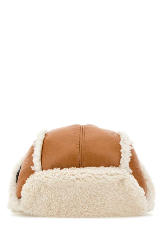 Camel shearling hat MIU MIU (5HC3982CTT)