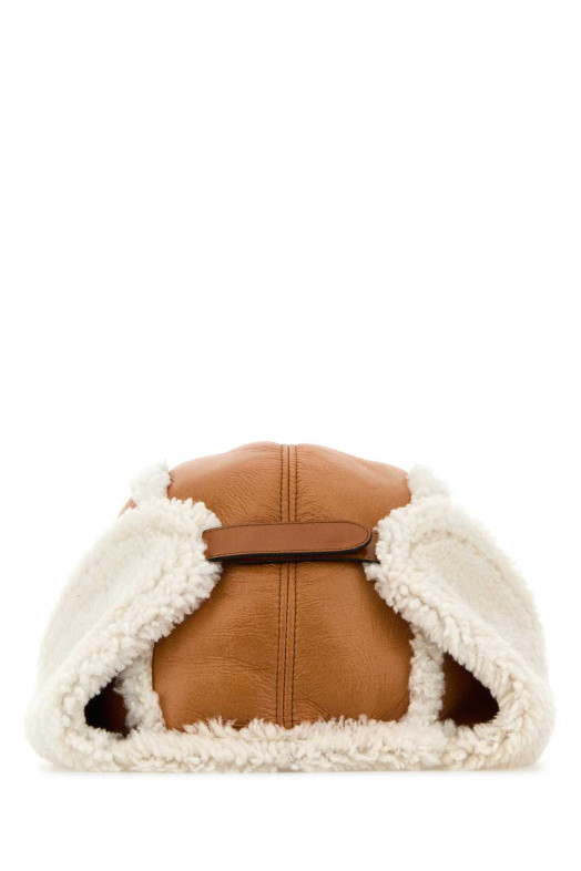 Camel shearling hat MIU MIU (5HC3982CTT)