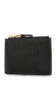 Black nappa leather card holder Black MIU MIU (5MC93MAEFX)
