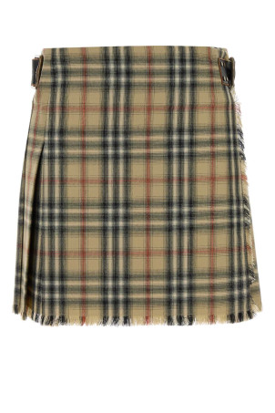 Embroidered wool mini skirt BURBERRY (8118152)