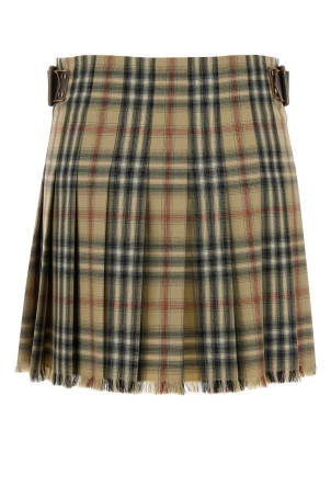 Embroidered wool mini skirt BURBERRY (8118152)