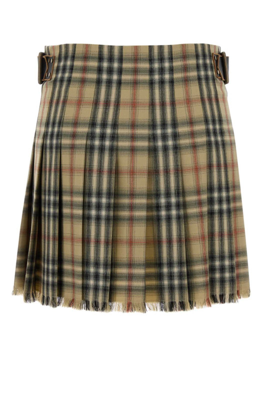 Embroidered wool mini skirt BURBERRY (8118152)