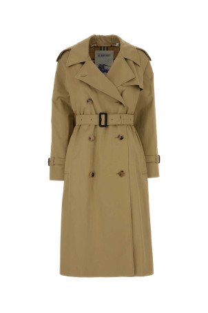 Бежевий габардиновий тренч Castleford BURBERRY (8119066)
