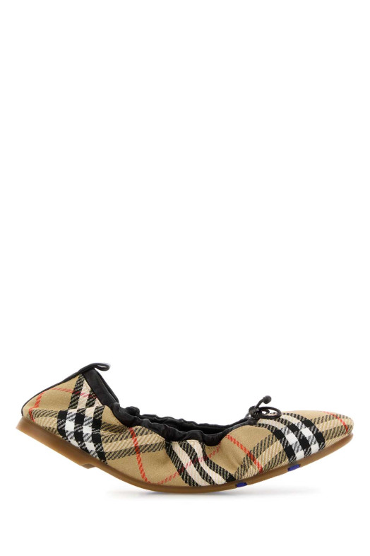Embroidered fabric ballerinas BURBERRY (8121103)