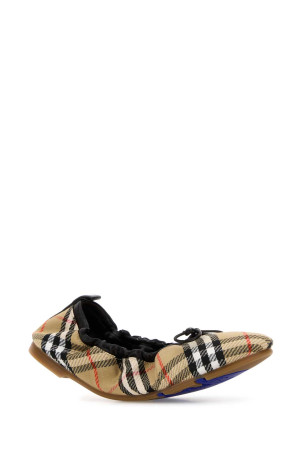 Вишиті балерини з тканини BURBERRY (8121103)