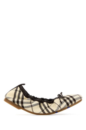 Вишиті балерини з тканини BURBERRY (8121533)