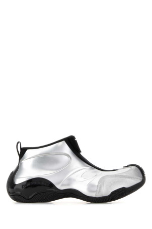 Silver fabric Basketball sneakers BALENCIAGA (824909WBKBM)