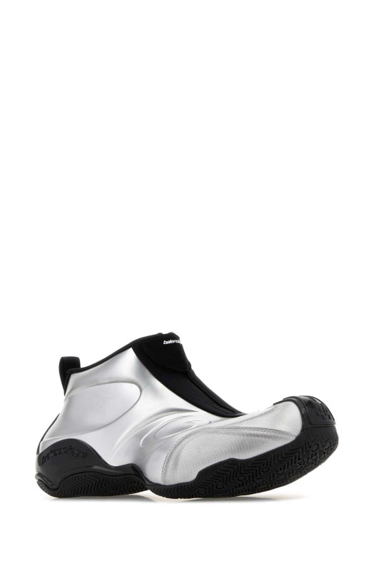 Silver fabric Basketball sneakers BALENCIAGA (824909WBKBM)