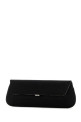 Black satin Ami clutch AMINA MUADDI (AMICLUTCH)