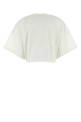 Ivory cotton oversize t-shirt Multicolor CHLOE (CH24AJH09183)