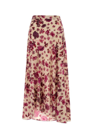 Printed stretch silk Sakura skirt ISABEL MARANT (JU0012FBD1J11I)