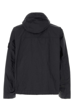Midnight blue nylon jacket Black STONE ISLAND (L1S154100004S0A21)