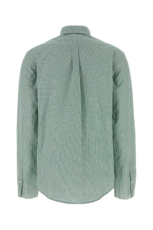 Рубашка из поплина с вышивкой MIU MIU (MK1842SOOO1805)