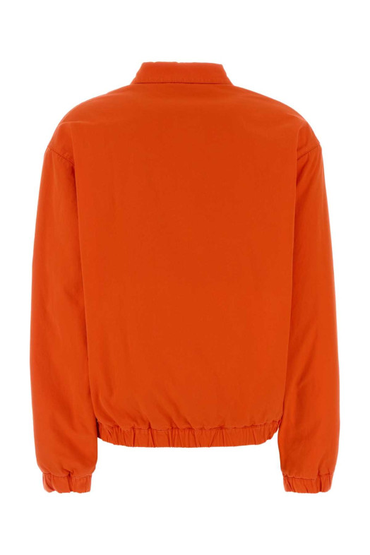 Оранжевая хлопковая куртка-бомбер Красная MIU MIU (ML1469SOOO19CV)