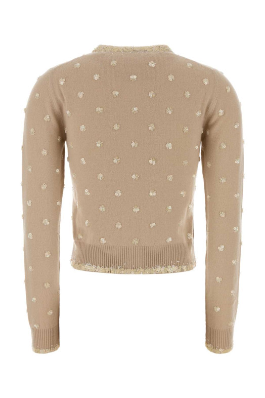 Розовый кашемировый кардиган MIU MIU (MMF01CSOOO18YY)