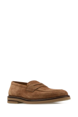 Biscuit suede loafers BRUNELLO CUCINELLI (MZUPEAT709)