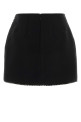 Черная мини-юбка из полиэстера Black PRADA (P149ZCSOOO1X6Y)
