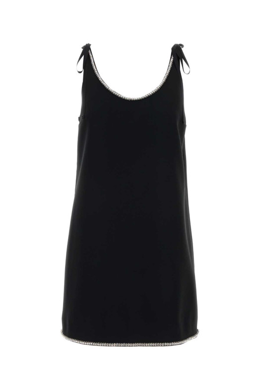 Black sable mini dress Black PRADA (P3R20RSOOO155L)
