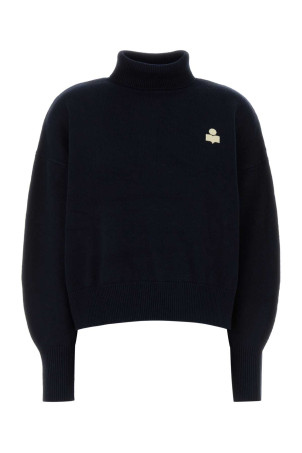 Midnight blue cotton blend oversize Nasha sweater ISABEL MARANT ETOILE (PU0663FAC1L17E)