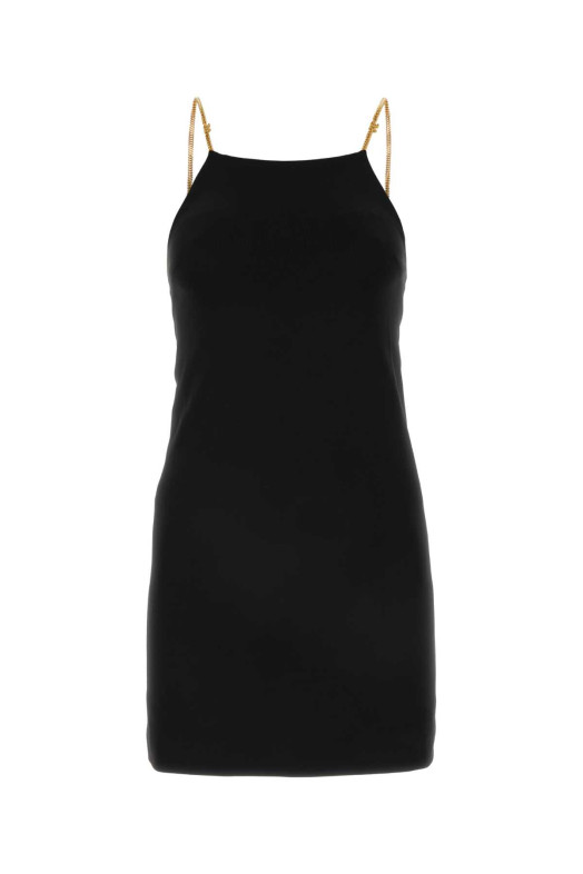 Black jersey mini dress Black PALM ANGELS (PWDB220S24FAB001)