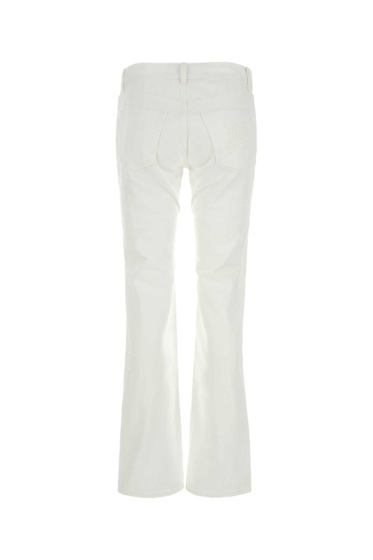 White denim jeans PALM ANGELS (PWYB032R24DEN003)