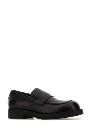 Black leather loafers MM6 MAISON MARGIELA (S59WR0098P7431)