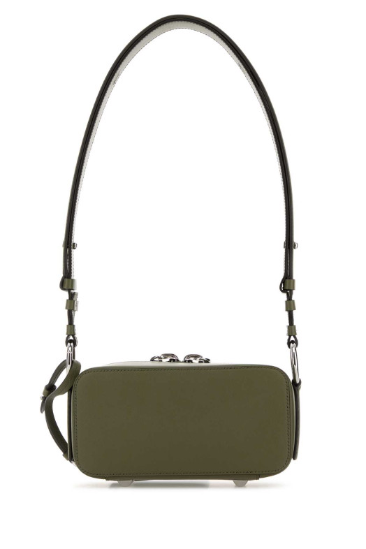 Армейская зеленая кожаная сумка через плечо MAISON MARGIELA (SB1WD0031P7275)