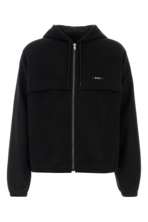 Black pile jacket Black PRADA (SGD072SOOO18XO)