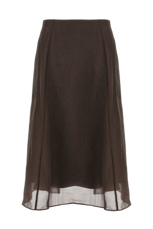 'Circle' skirt Brown