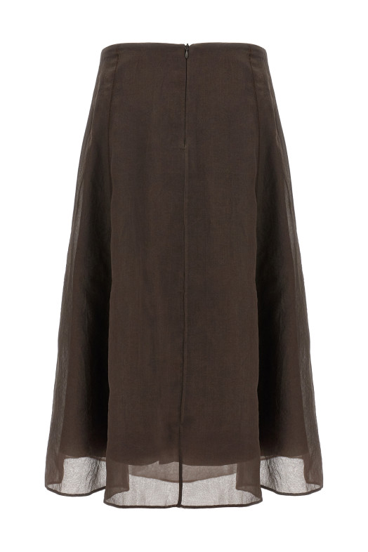 'Circle' skirt Brown