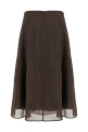 'Circle' skirt Brown