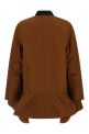 Sacai x Carhartt Wip capsule peplum jacket Brown