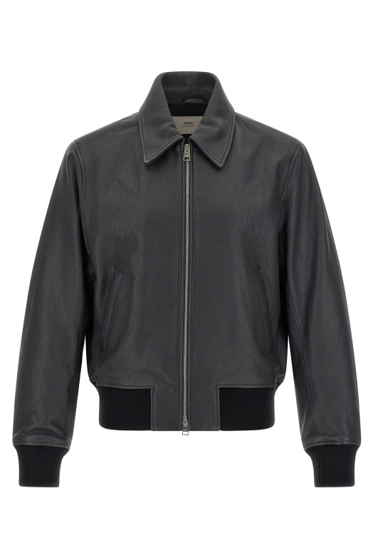 'Ami de Coeur' bomber jacket Gray