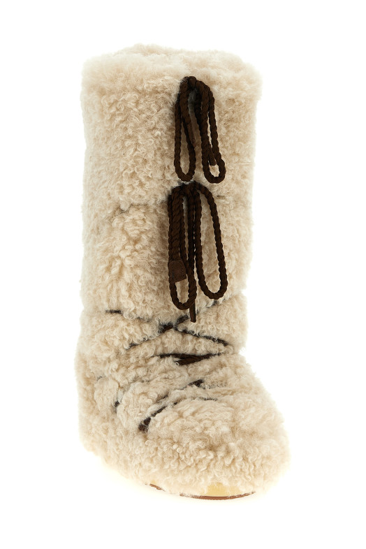 'Icon Curly Extra' boots White