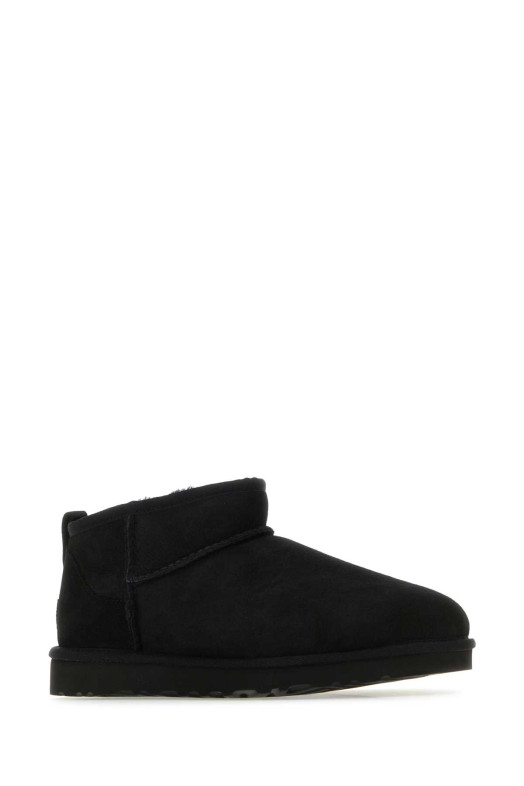 Black suede Classic Ultra Mini ankle boots Black UGG (1137391)