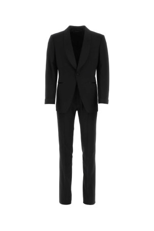 Black stretch wool suit TOM FORD (2EAHQ2WES01)