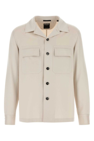 Chalk cashmere Oasi shirt ZEGNA (RE8V46SOT6B)